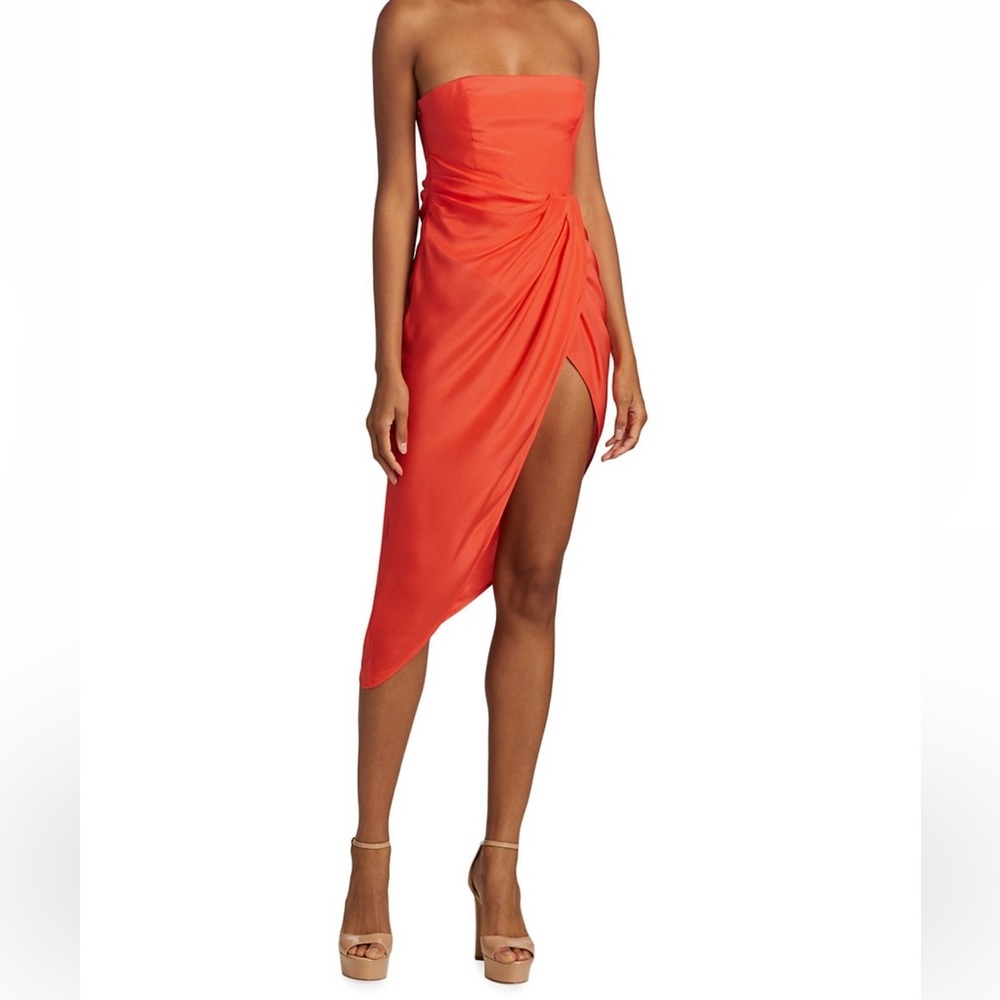 Gauge 81 Orange Silk Dress
